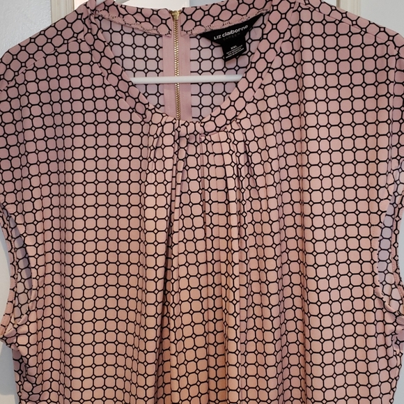 Liz Claiborne cap sleeve twist neck tee 2X - Picture 3 of 8